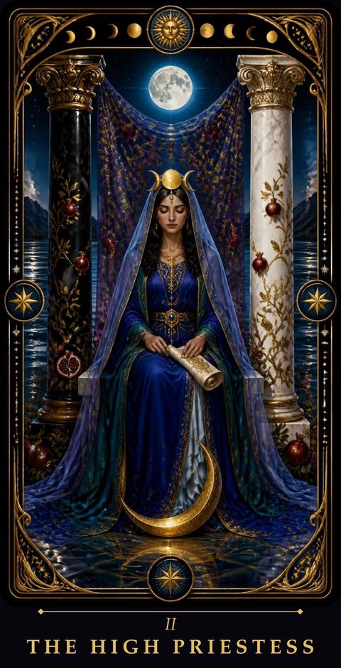 High Priestess tarot card