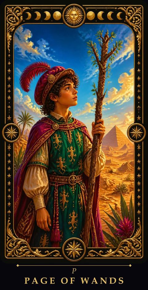 Page of Wands tarot card