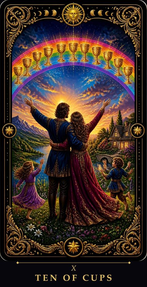 Ten of Cups tarot card